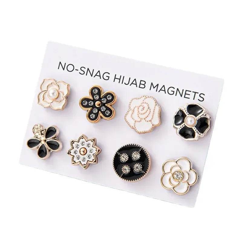 Floral Hijab Magnet set