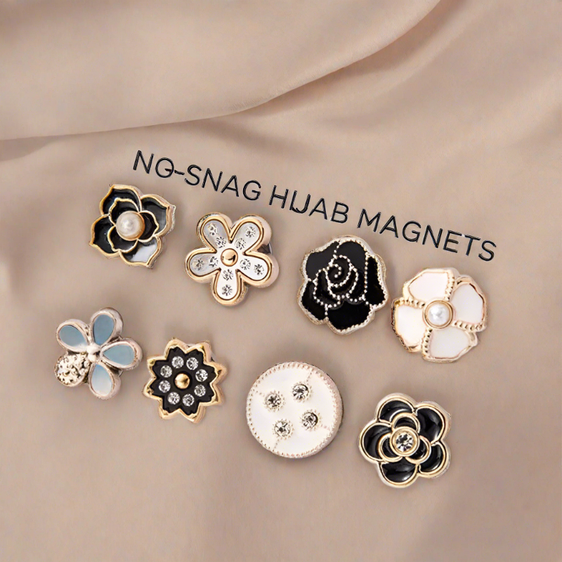 Floral Hijab Magnet set